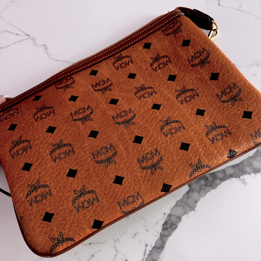 MCM Visetos Liz shoulder bag